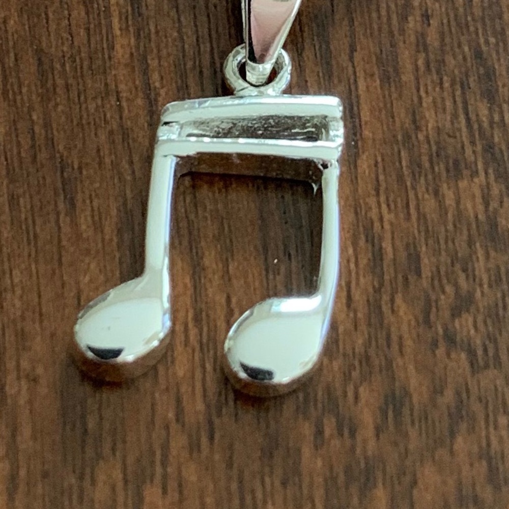 925 Sterling Sixteenth Notes Music Charm